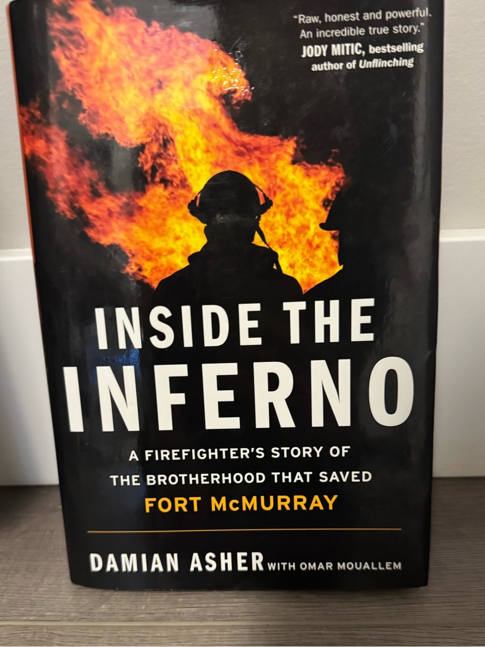 Inside the Inferno by Damian Asher - Black & Orange Hardcover